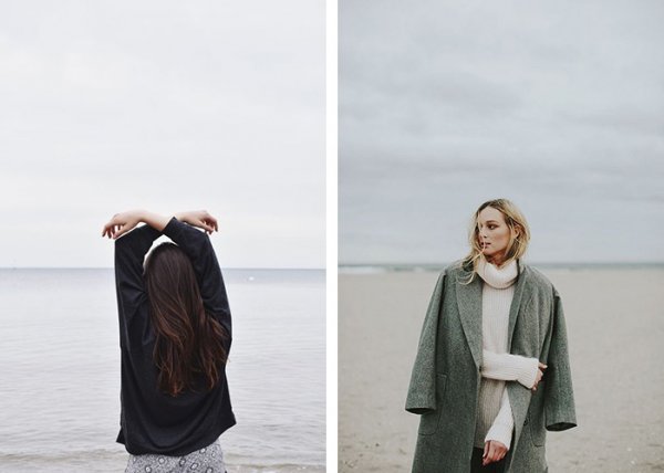  عکس دختر کنار دریا شمال