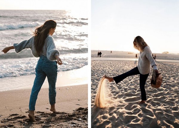  عکس دختر کنار دریا شمال