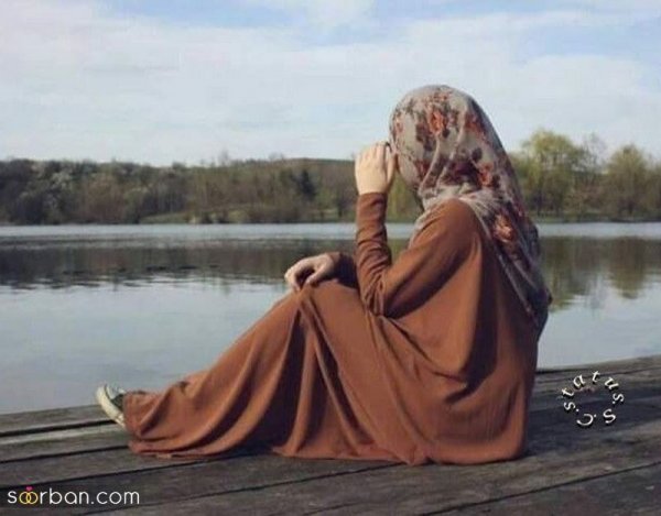  عکس دختر کنار دریا با مانتو