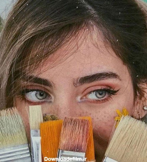  عکس چشم واقعی دختر ابی