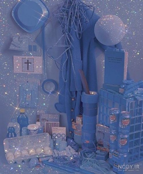  عکس کیوت آبی دخترانه