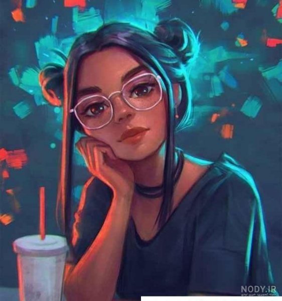  عکس کیوت آبی دخترانه