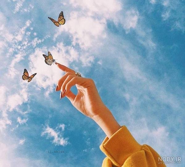  عکس کیوت آبی دخترانه