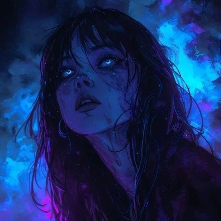  عکس پروفایل آبی ساده