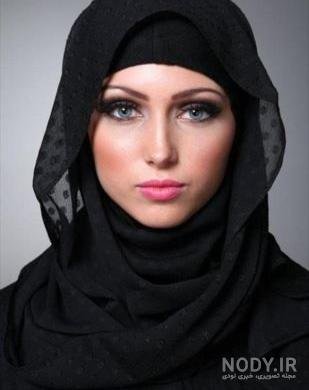  عکس دختر چشم آبی ایرانی با حجاب