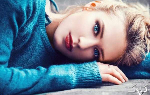  عکس دختر چشم آبی خوشگل