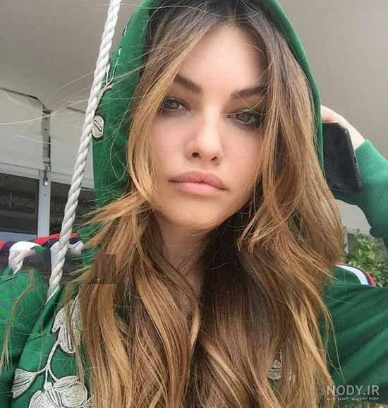  عکس دختر چشم آبی با موهای طلایی