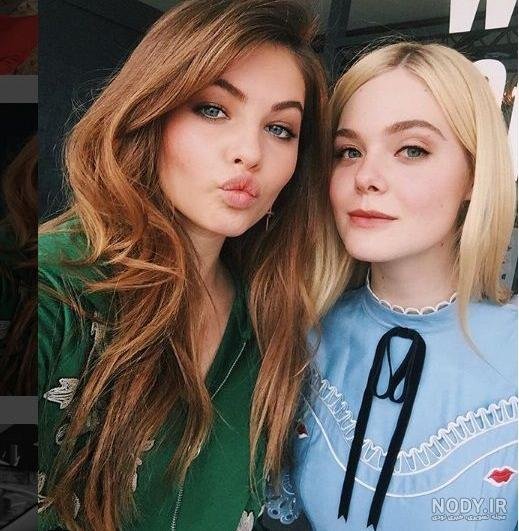  عکس دختر چشم آبی با موهای طلایی