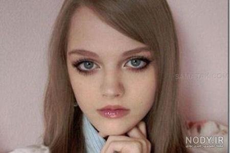  عکس دختر چشم آبی با موهای طلایی