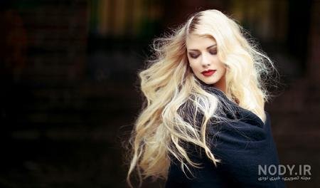  عکس دختر مو طلایی کارتونی