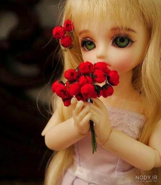  عکس دختر مو طلایی کارتونی