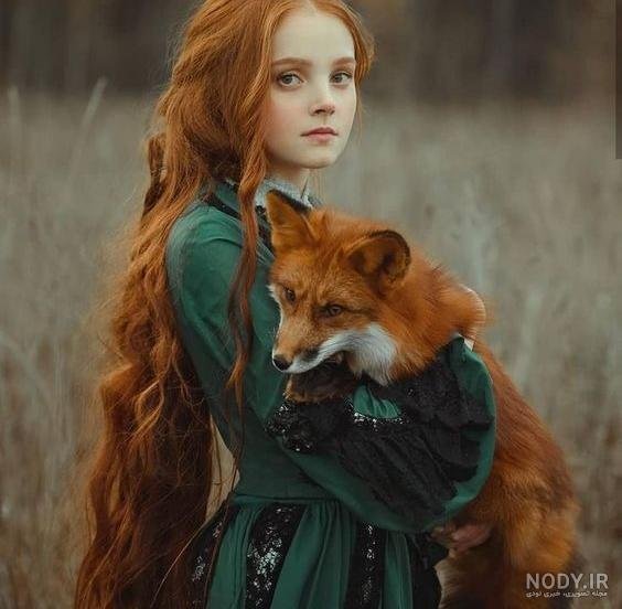  عکس دختر مو طلایی کارتونی