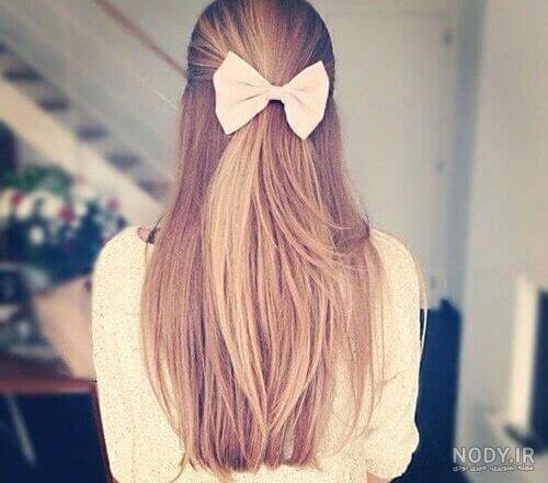  عکس دختر مو طلایی از پشت برای پروفایل