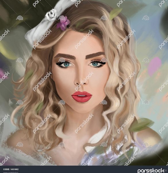  عکس دختر مو طلایی از پشت برای پروفایل