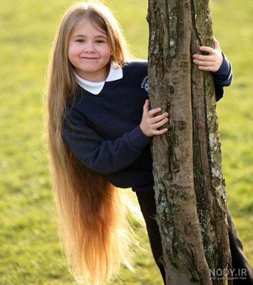  عکس دختر مو طلایی از پشت برای پروفایل