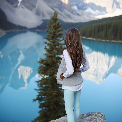  عکس دختر مو طلایی زیبا