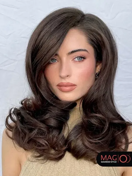  عکس دختر مو بلند از جلو