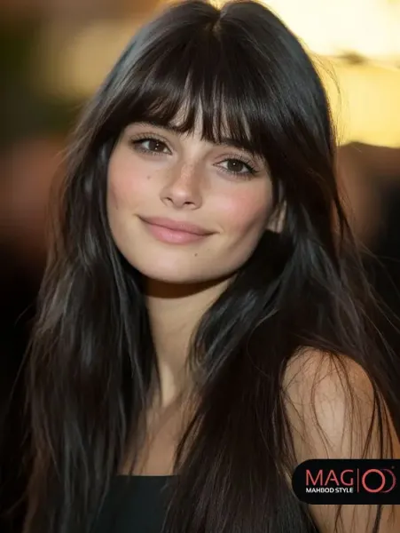  عکس دختر مو بلند از جلو