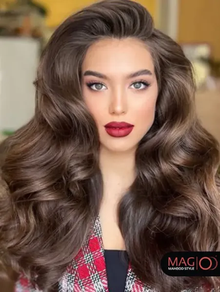  عکس دختر مو بلند از جلو