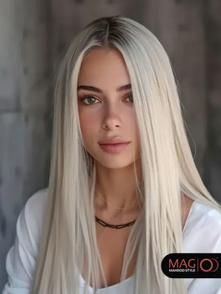  عکس دختر مو بلند از جلو