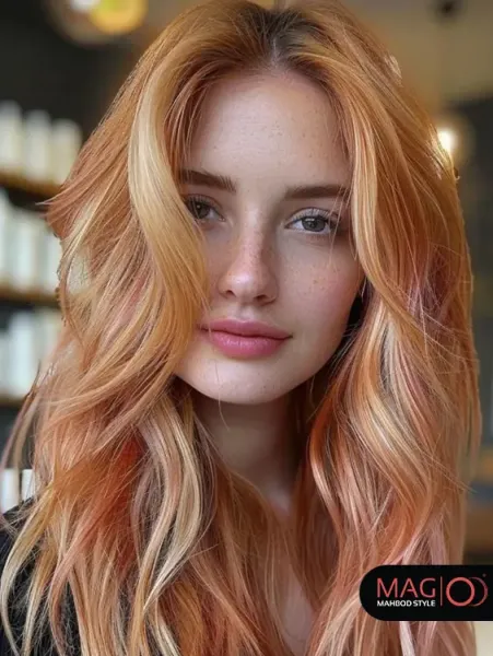  عکس دختر مو بلند از جلو