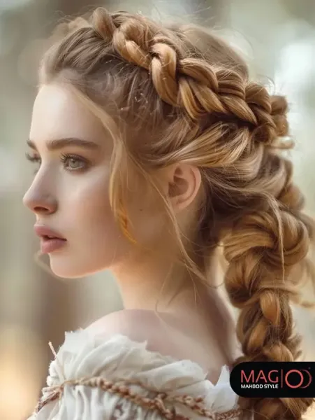  عکس دختر مو بلند از جلو