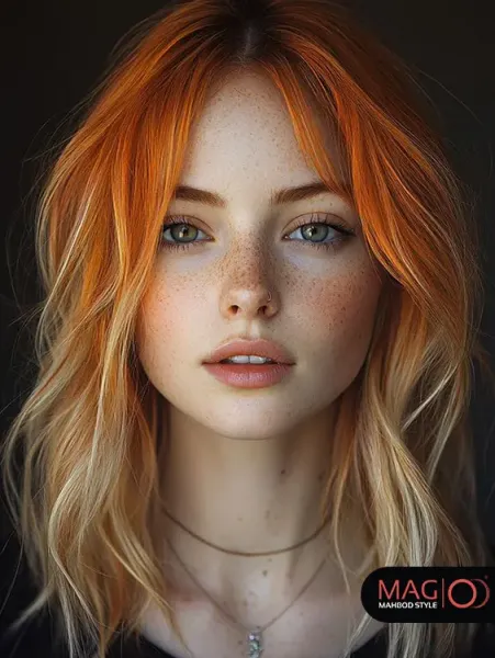  عکس دختر مو بلند از جلو