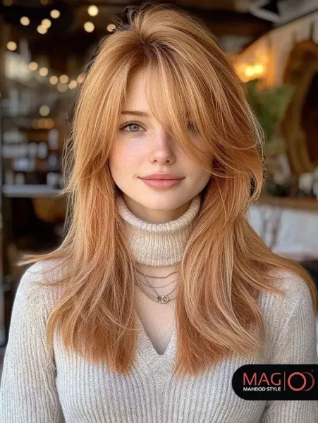  عکس دختر مو بلند از جلو