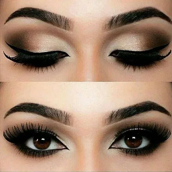  110 عکس چشم ابرو مشکی طبیعی