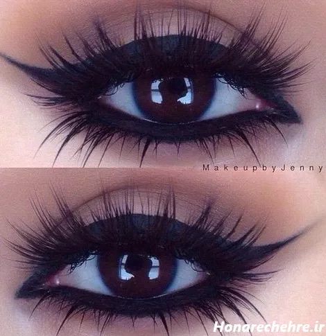  عکس چشم و ابرو دختر طبیعی