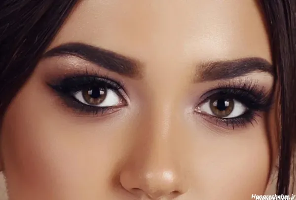 عکس چشم و ابرو دختر طبیعی
