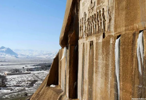  عکس کوه بیستون کرمانشاه