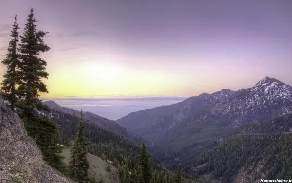  عکس کوه جنگل دریا