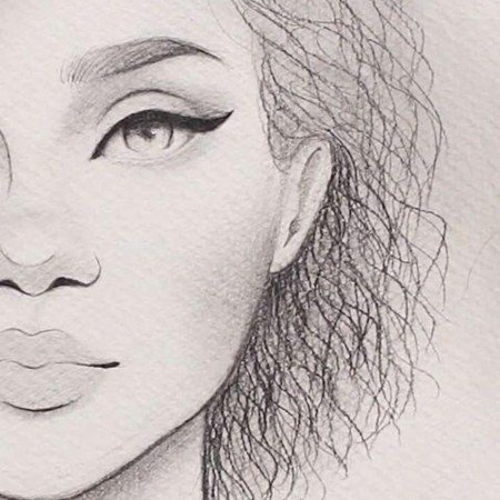  عکس طراحی سیاه قلم