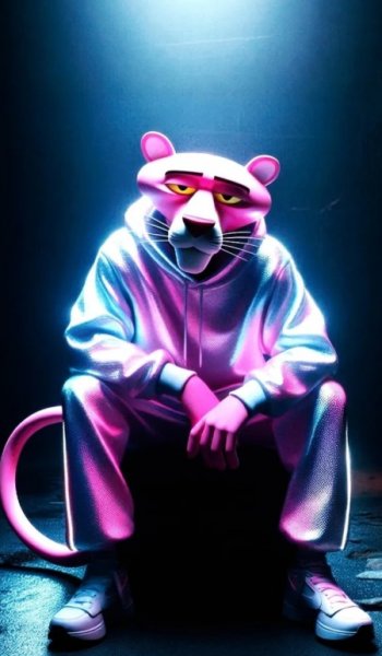  عکس پلنگ صورتی