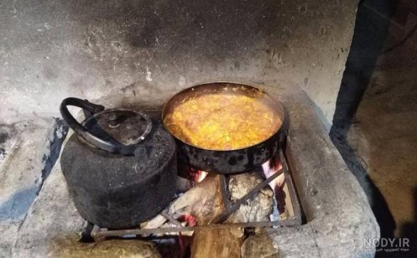  عکس چای آتیشی در شب