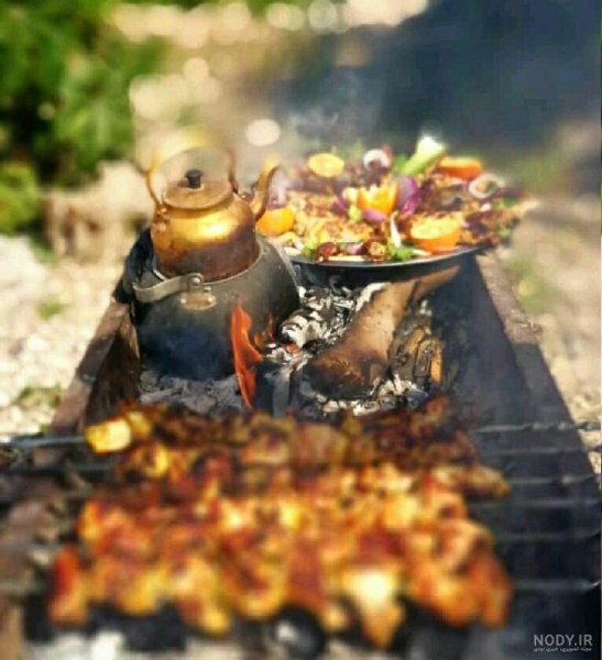  عکس چای آتیشی در طبیعت