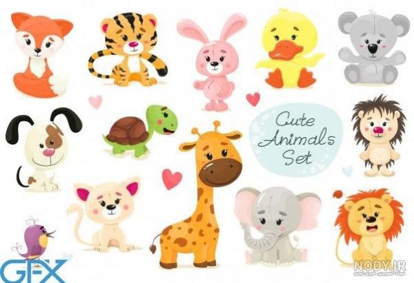  عکس حیوانات وحشی برای کودکان