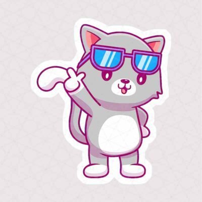  عکس گربه خنده دار برای استیکر