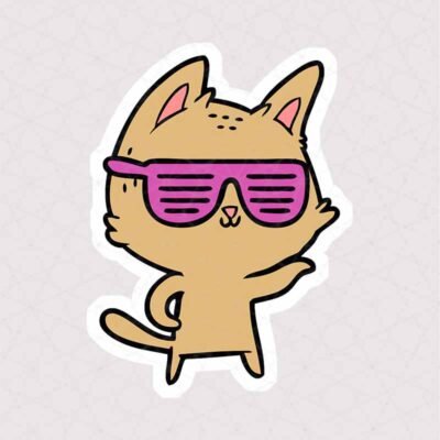  عکس گربه خنده دار برای استیکر