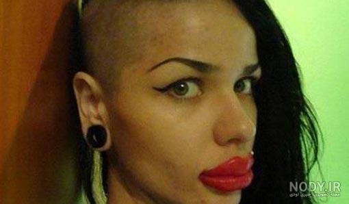  عکس زن خنده دار زشت