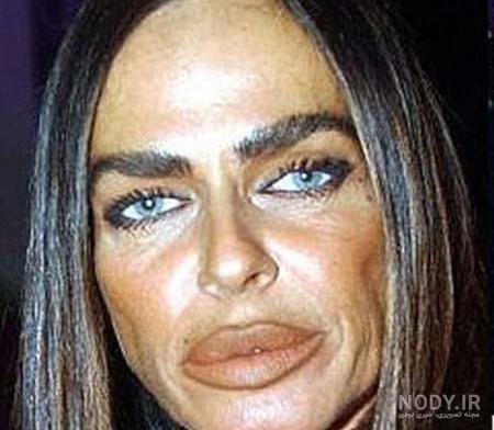  عکس زن خنده دار زشت