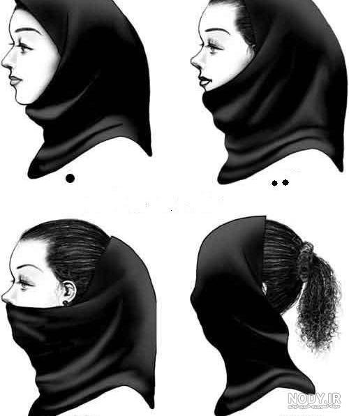  عکس دختر زشت با مقنعه