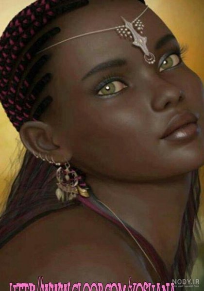  عکس دختر زشت سیاه