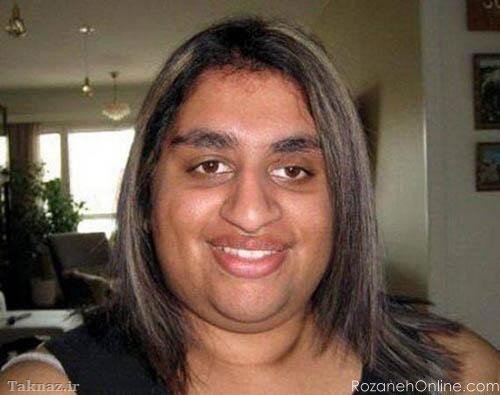  عکس دختر زشت طبیعی