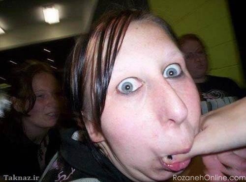  عکس دختر زشت طبیعی