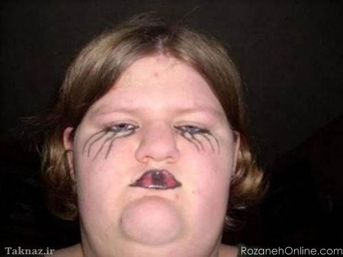  عکس دختر زشت طبیعی