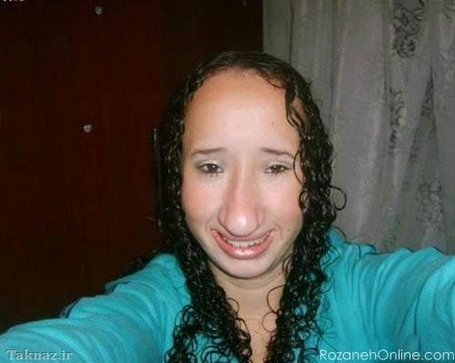  عکس دختر زشت طبیعی