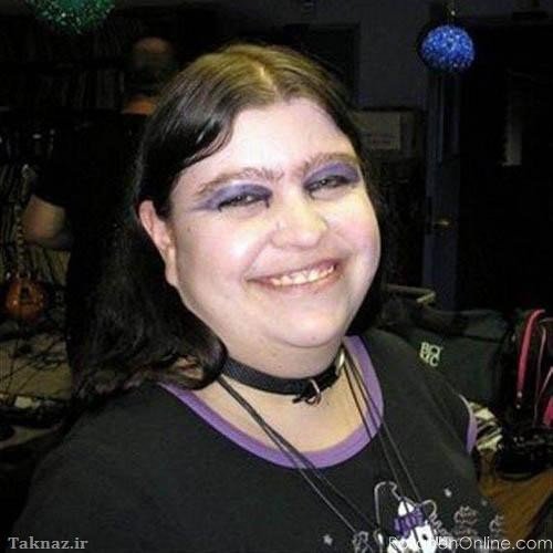  عکس دختر زشت طبیعی