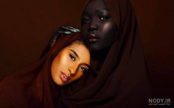  عکس سیاه ترین زن جهان